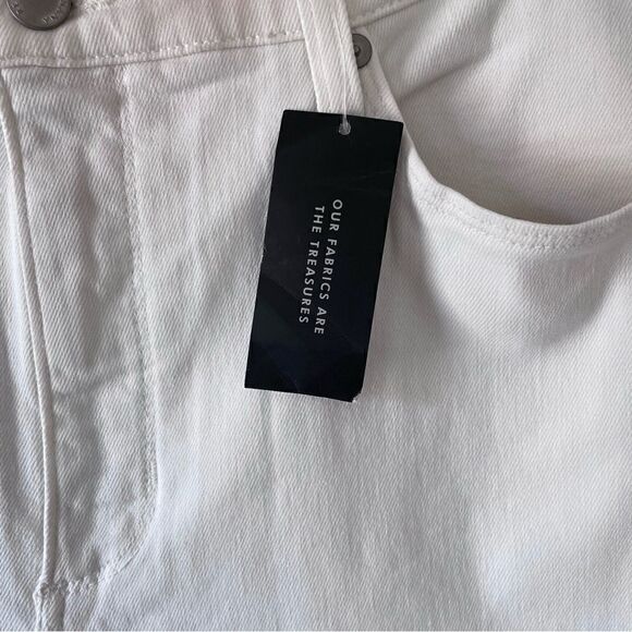 BANANA REPUBLIC Mid + Skinny Jean, White, Size 32 - Picture 7 of 14